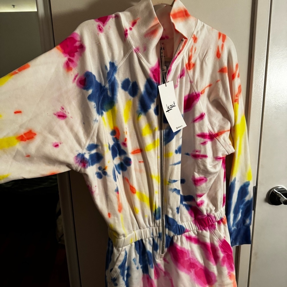 LEZAT restore tie dye jumpsuit NWT - Picture 7 of 7